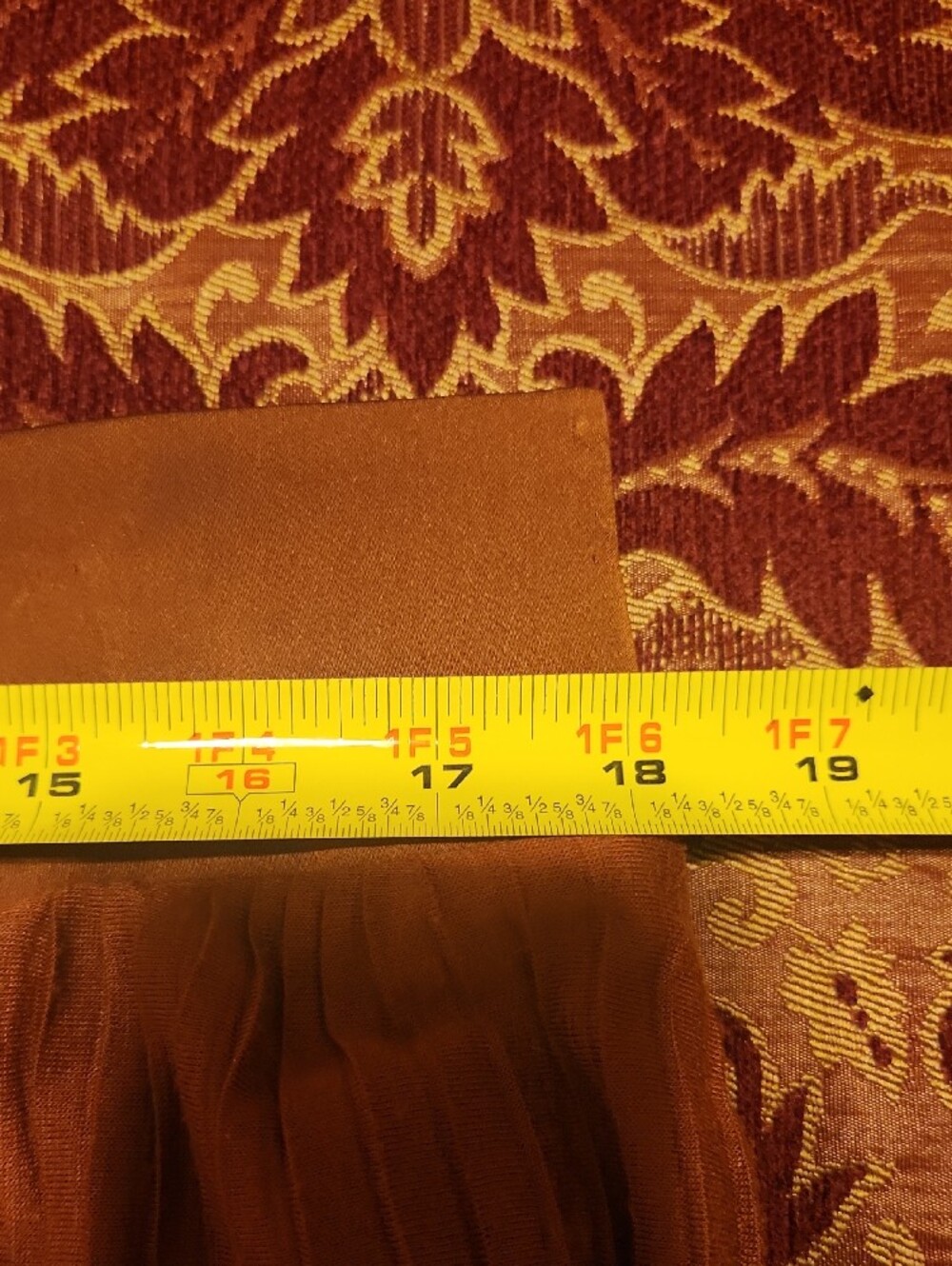 Anthropologie Rust/Brown Pleated Palazzo Pants, Like New, XL - Picture 5 of 10